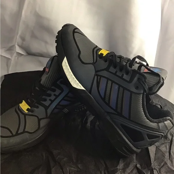 Adidas Black and Gray Athletic Shoes